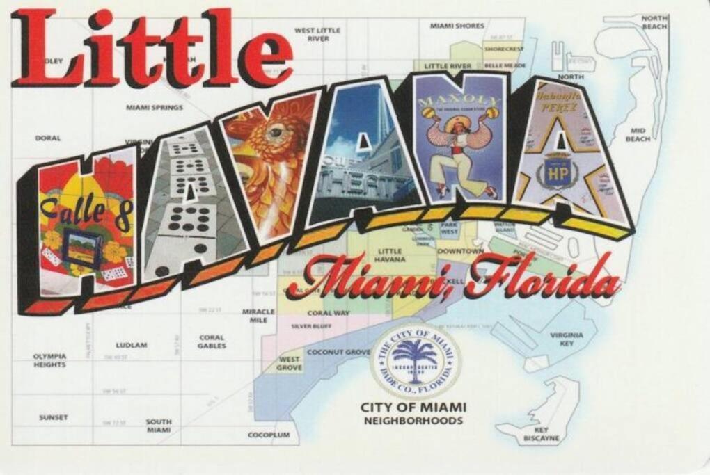 New! Havana Nights Villa ! Walk To Calle Ocho! Miami Eksteriør bilde